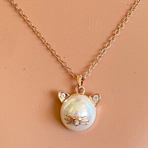 Butler FAC Enchanting Kitten Rose Gold Necklace NWT​​​